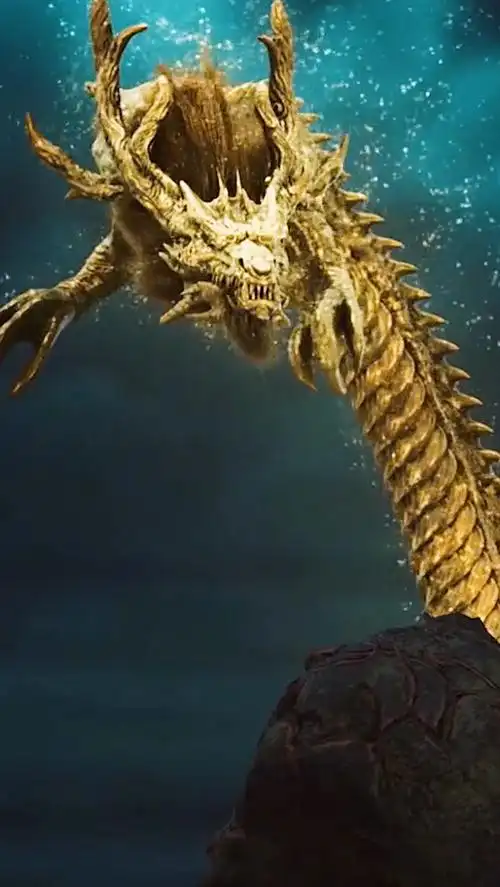 我要上热门#上古十大神龙之祖龙,龍之祖先,龍王献瑞,吉祥如意#中沽