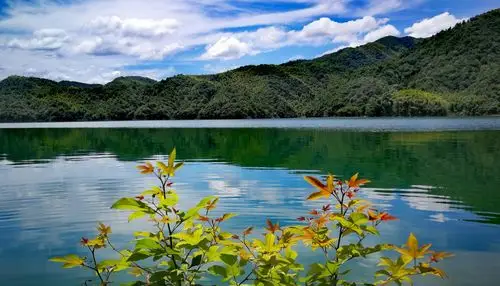 风景如画的一个地方,山清水秀