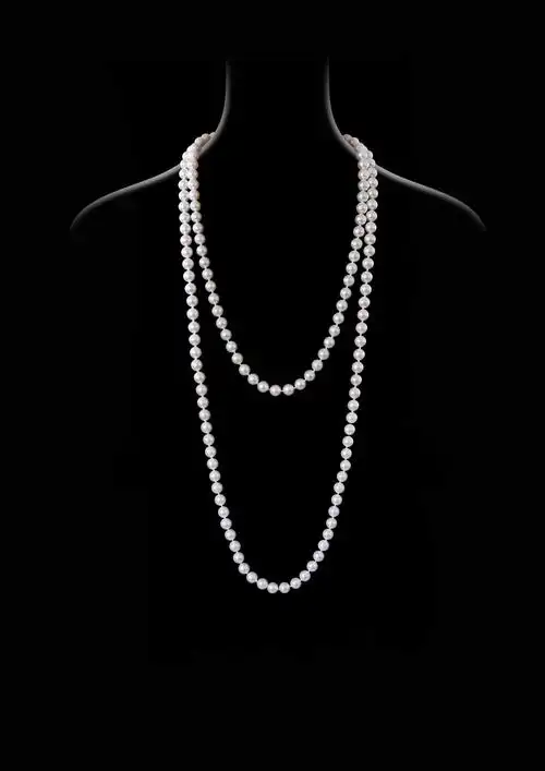 akoya珍珠项链长款75mm