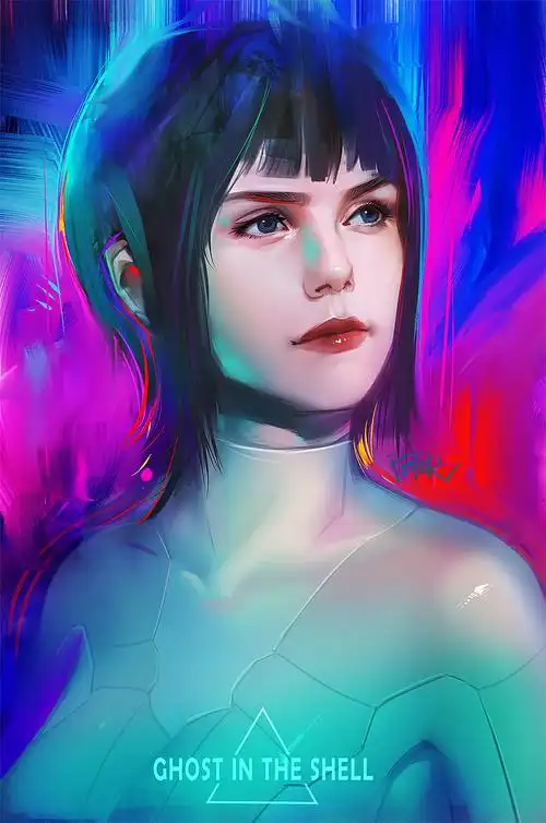 攻壳机动队|插画|商业插画|peter肖吉_原创作品-站酷zcool