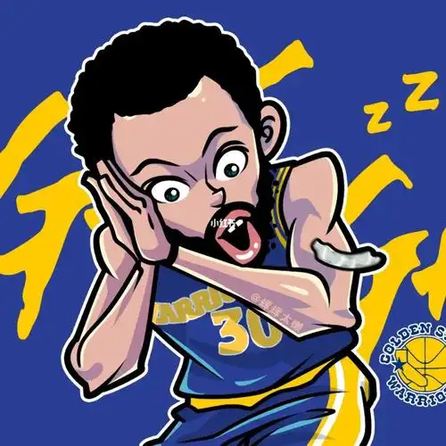 儿#我是原创插画师  #插画  #头像  #库里  #原创插画  #金州勇士队