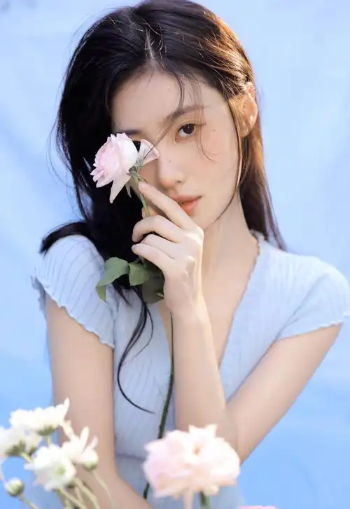 韩系清新美女高级感写真,图库-回车桌面