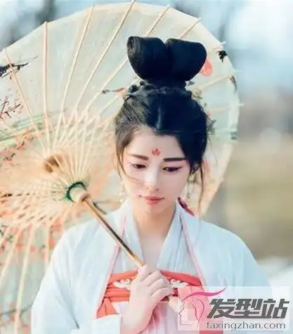 古装发型女百变扎发古典韵味浓