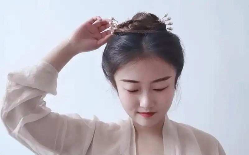 无发包百搭汉服发型简单又方便