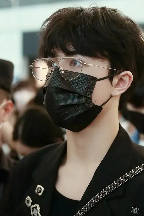 姐妹们想看顺毛戴口罩帅哥的图