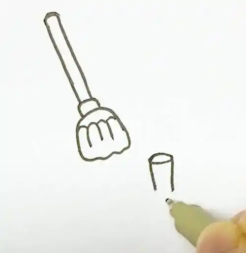 扫帚简笔画扫帚简笔画彩色