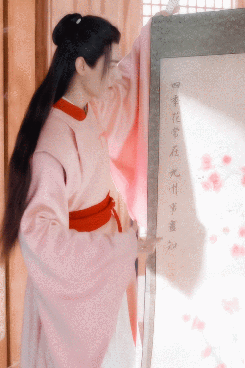 粉衣温客行太美了嗲!掌管春光的小神仙