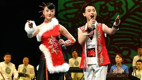 二人台《南瓜情》主演 池银寿 富越武 张玲玲 周永新