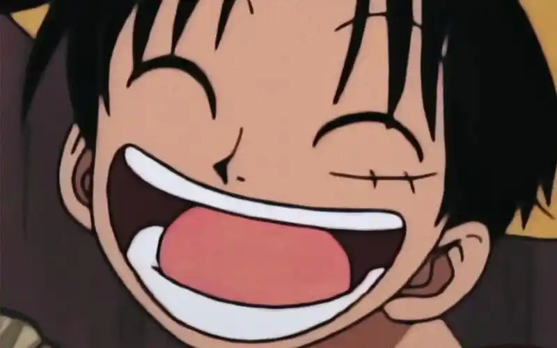 等我那条疤好了 嘴也好了～我就要像路飞一样大吃大笑 我要吃播好几天