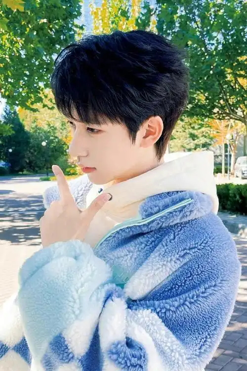 贺峻霖白发侧颜