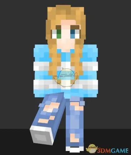 我的世界大毛衣可爱少女皮肤mod