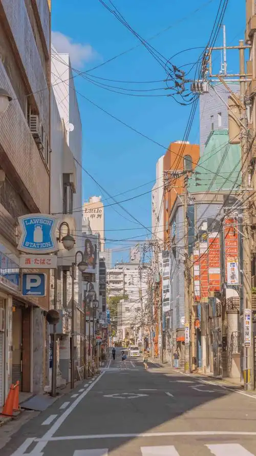 日本福冈市清新迷人治愈系街景