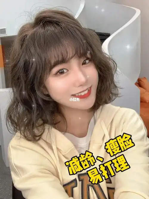 超级适合圆脸肉肉脸脸大女生的卷发