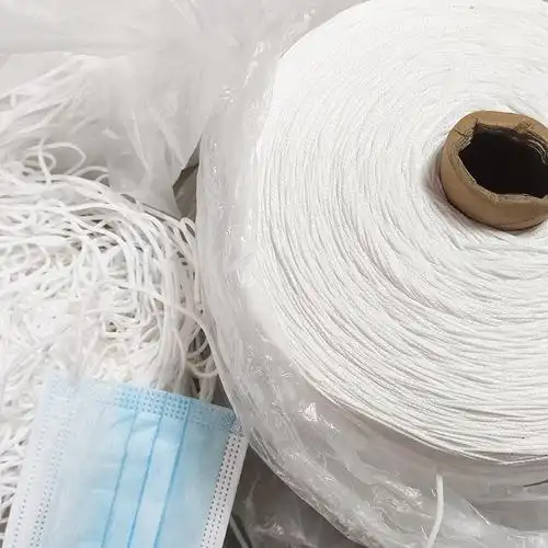 厂家直销实心3mm油芯绳 一次性口罩绳子 优质弹力耳绳线 打卷