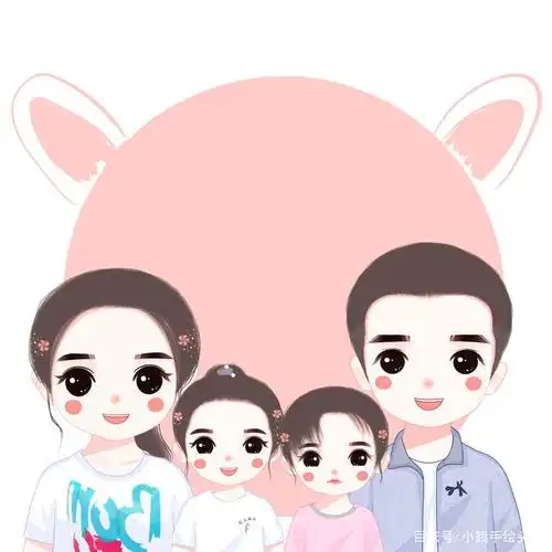 依然是两个女儿的一家四口家庭