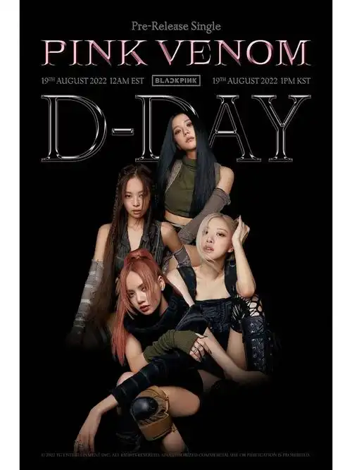 blackpink最新回归dday海报