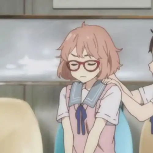 情侣头像动漫境界的彼方栗山未来