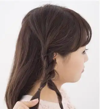 中分如何扎头发好看的发型