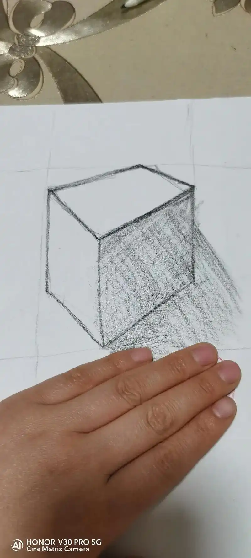 我的抖音生活日记自学素描正方体