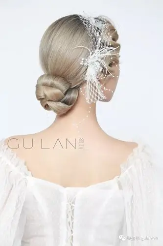 【谷兰】精致复古手推波低盘发造型