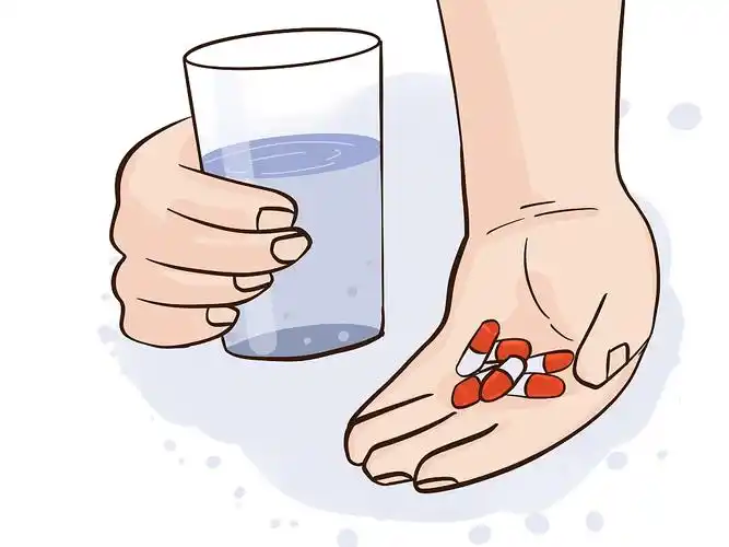 服药,不会喝水怎么行?