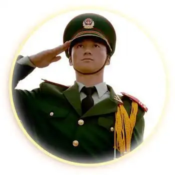 军人敬礼头像黑板报 黑板报图片素材