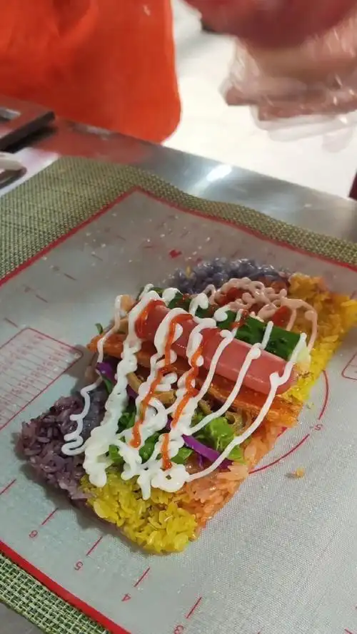 彩虹饭团#食欲满满的彩色饭团,有想吃的没?