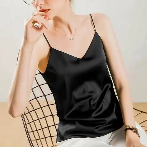 吊带女背心宽松外穿性感真丝缎面内搭洋气女式小吊带2020夏季新款