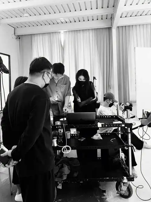 拍摄花絮whitesilhouette拍摄日常