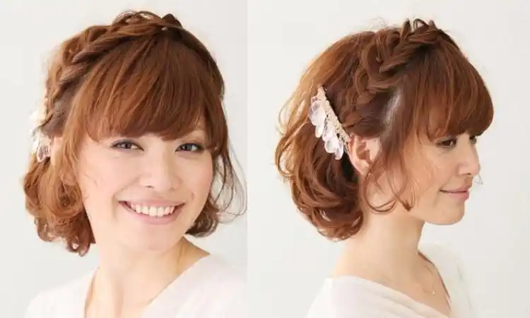 最新韩国流行编发发型