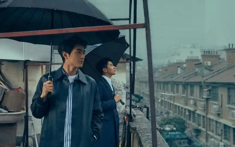 林更新赵又廷帅气街拍写真高清壁纸