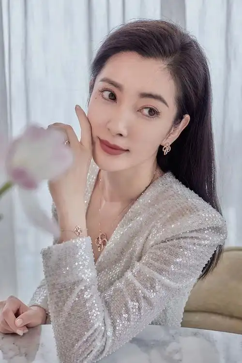 李冰冰深v上装点缀首饰高贵大方举手投足间洋溢自信女性魅力