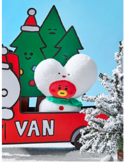 韩国linefriendsbt21mang2020冬季站立公仔娃娃bts