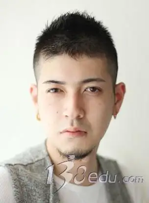 第二款:弧形短发发型