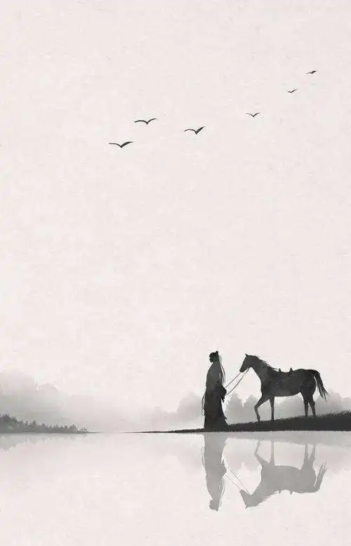 古风唯美意境图 开始喜欢一个人,后来喜欢一个人