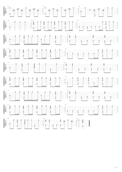 dance monkey吉他谱