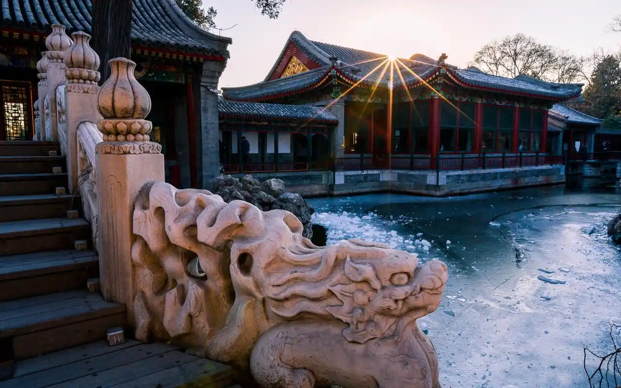 唯美中式古典园林高清桌面壁纸