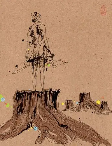 一位坚持绘画的景观设计师,这样的速写太棒了!