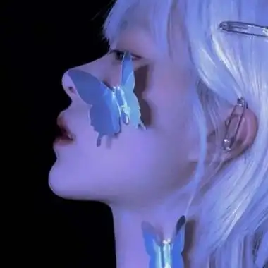 qq头像女生蓝色系清新高清好看的头像蓝色系女生小清新图片