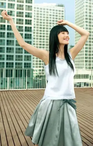 袁泉宛如混血儿