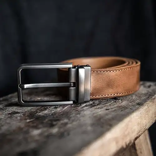 男真皮皮带头层牛皮