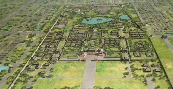 唐朝长安大明宫复原图