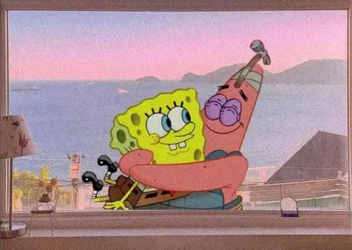 高级壁纸分享海绵宝宝微信朋友圈背景图