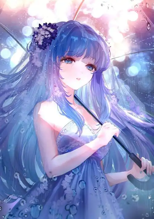 动漫美少女插画:美丽可爱灵动,好想带回家