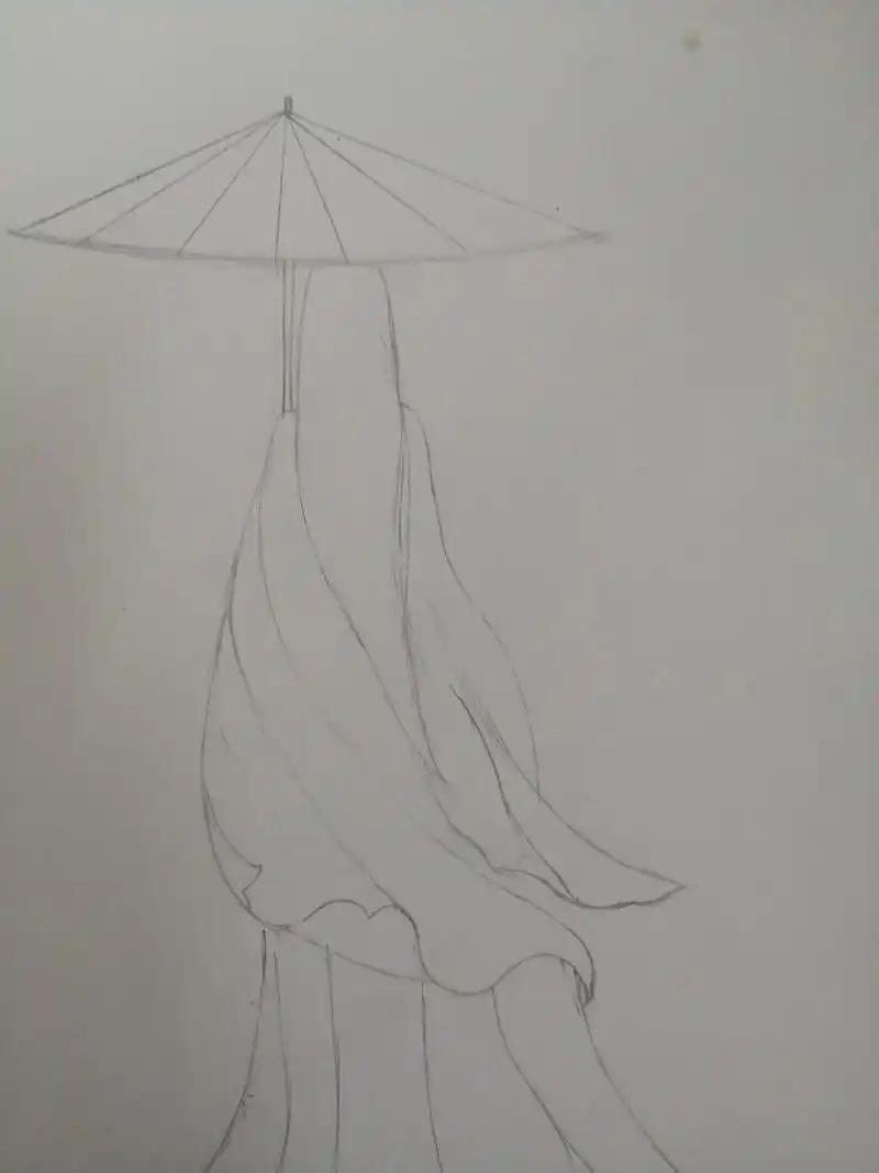 零基础教你画古风背影 懒惰的我终于更新作品了,有没有想我