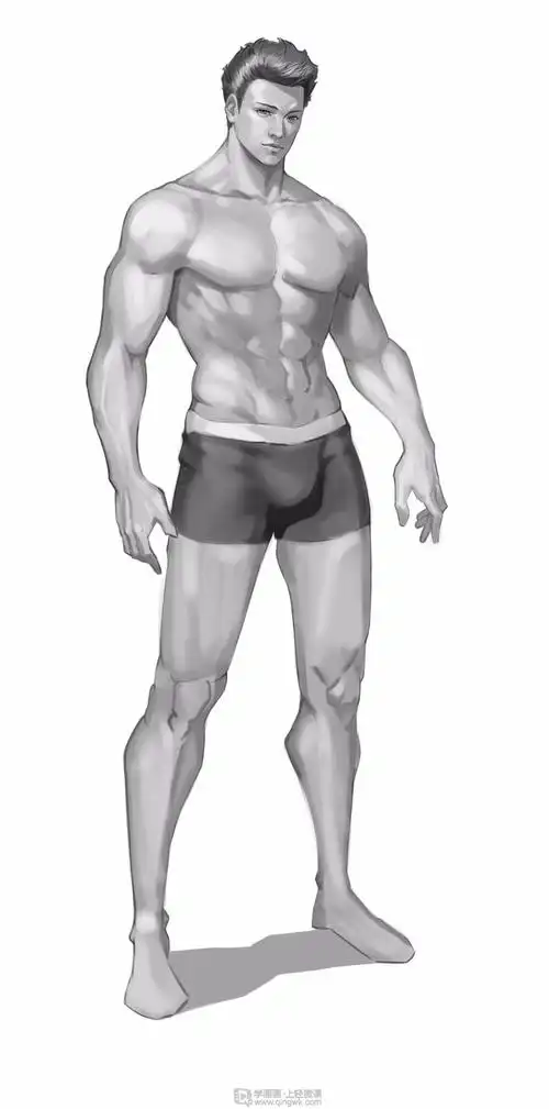 《深入与刻画—人物肌肉深入刻画提升训练》by 小马