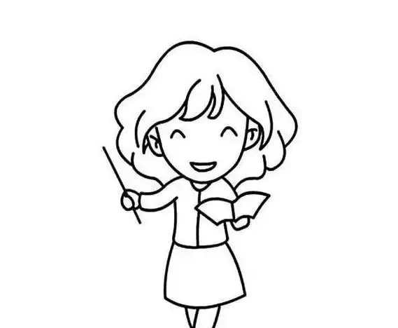 卡通人物简笔画我的自画像卡通简笔画孩子们简笔画开学了幼儿人物简笔