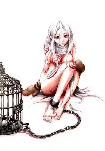 容易用来临摹手绘的,内容主要是被囚禁的人渴望自由,有笼子,锁链什么