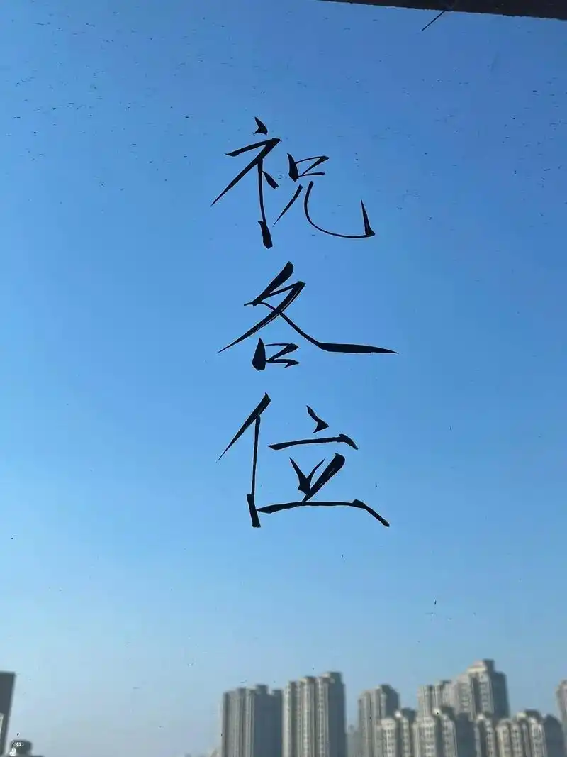 此去一帆风顺 天官赐福 百无禁忌.#瘦金体 #书法 #手写 - 抖音