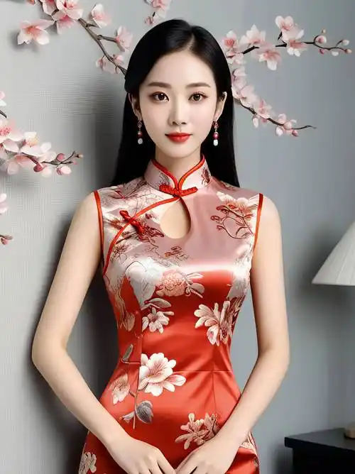 原创旗袍轻语古韵流转的东方之美